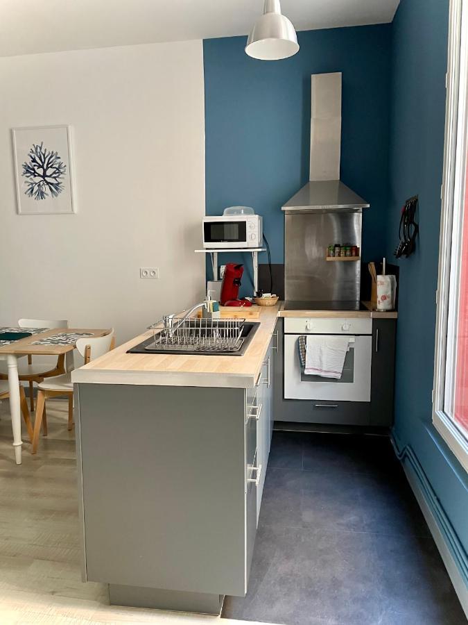 La Bateliere, Appartement Mer Avec Patio Prive Mers-les-Bains Exterior foto